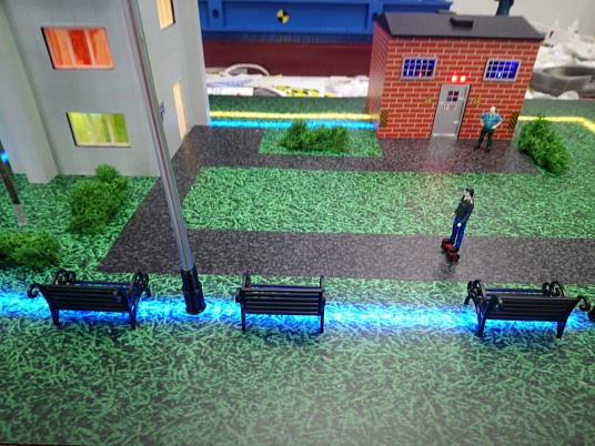Макет взаимодействия дизельной электростанции с потребителями и городской электросетью